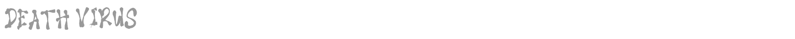 Death Virus font preview